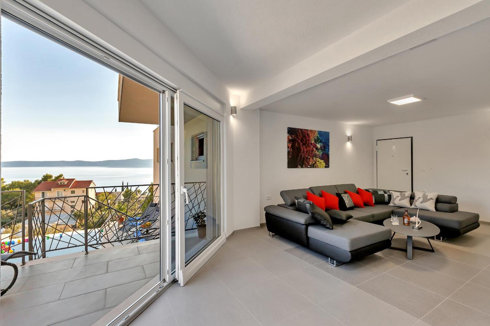 Golden Horizon Retreat Apartment Подгора Екстериор снимка